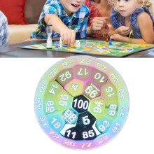 100 Sides Polyhedral Number Dice Metal 5cm Diameter Easy to Read with Velvet Bag for Over 14 Years Old Plating Color