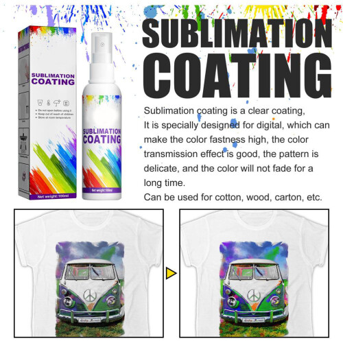Sublimationsbeschichtungsspray 100 ml 145*38mm transp. 2