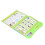 Libro verde de aprendizaje de idiomas 3xAA 25.3x22.5x2.8cm 15