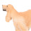 Figurita de Cocker Spaniel PL127-1543 plástico amarillo 10