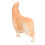 Figurita de Cocker Spaniel PL127-1543 plástico amarillo 11
