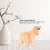 Figurita de Cocker Spaniel PL127-1543 plástico amarillo 12