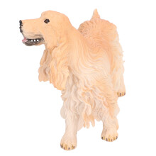 Figurita de Cocker Spaniel PL127-1543 plástico amarillo