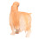 Figurita de Cocker Spaniel PL127-1543 plástico amarillo 13