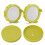 ABS-Sprossdeckel 90 mm 100 mm Tablett Gelb/Grün/Grau 1