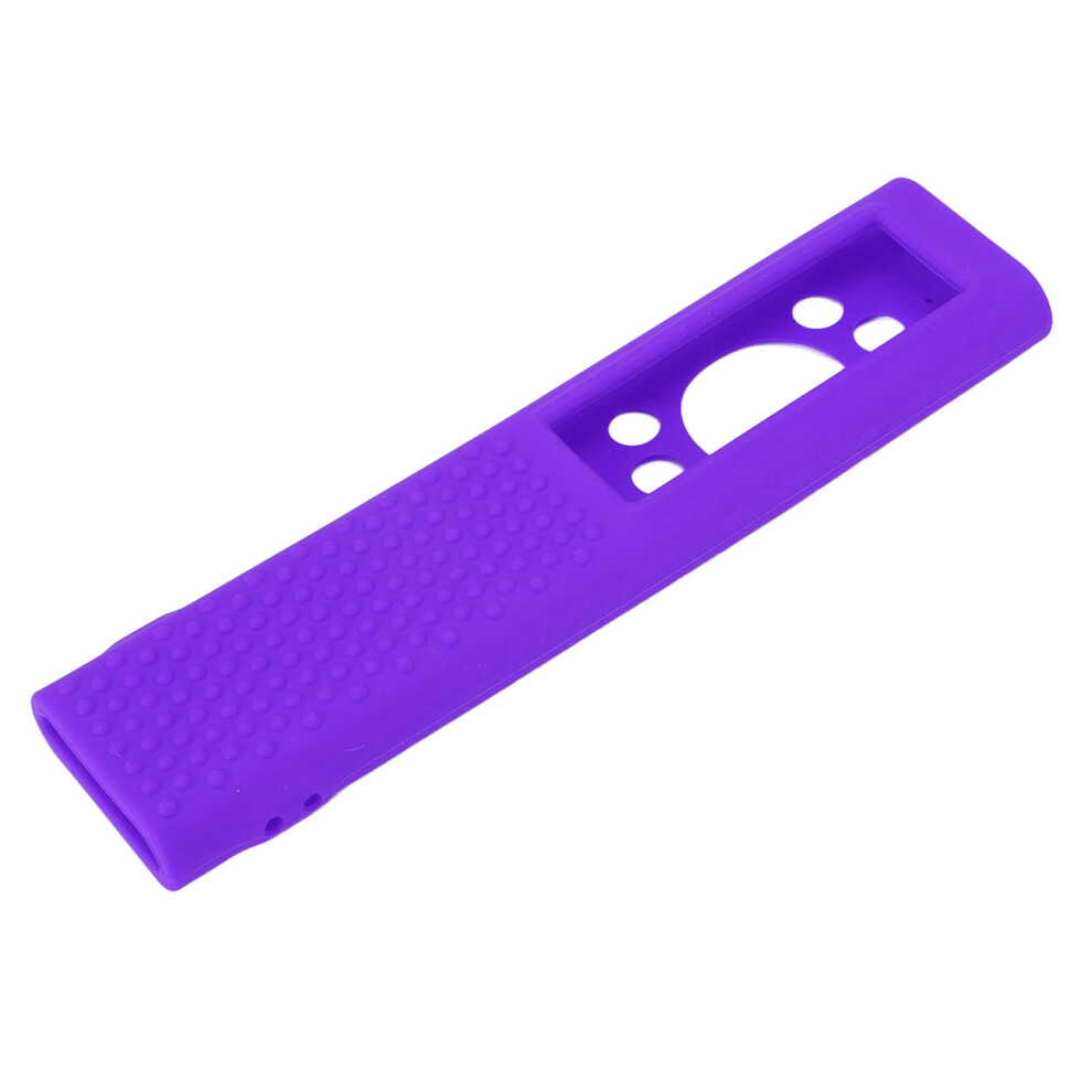 Anti Drop Remote Control Silicone Protective Cover Solar Cell Remote Control Replacement Cover For Samsung Tm2180ecobn59 Purple 4651321245043