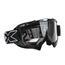 Gafas de motocicleta con esponja de PC, 285 g, marco negro