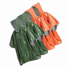 4er-Pack Notfall-Regenponchos & Thermotücher Outdoor-Überlebensausrüstung