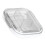 Tragbare Mini-Pillendose Klein Transparent Weiß 4