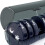 PillCase redonda mini 14 compartimentos negro a prueba de humedad 4