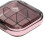 Mini estuche para pastillas rosa transparente 7.1oz 4