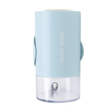 Fuente de agua colgante automática para mascotas de 500 ml para gatos y perros azul