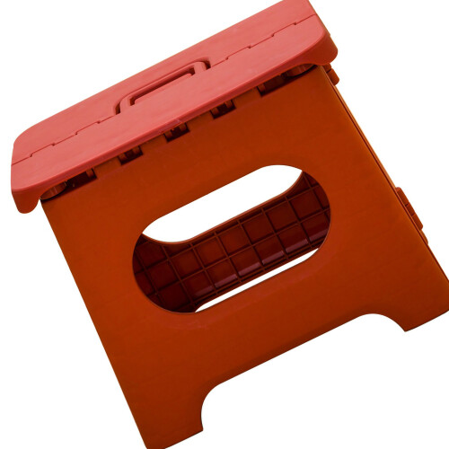 Taburete plegable portátil rojo vintage - 23.8 oz 2