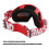 Motorradbrille PC-Schaumstoff roter Rahmen rote Linse 9