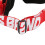 Motorradbrille PC-Schaumstoff roter Rahmen rote Linse 5