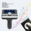 Bluetooth-FM-Transmitter 1G-32G, 1,8-Zoll-LCD, Schwarz 3