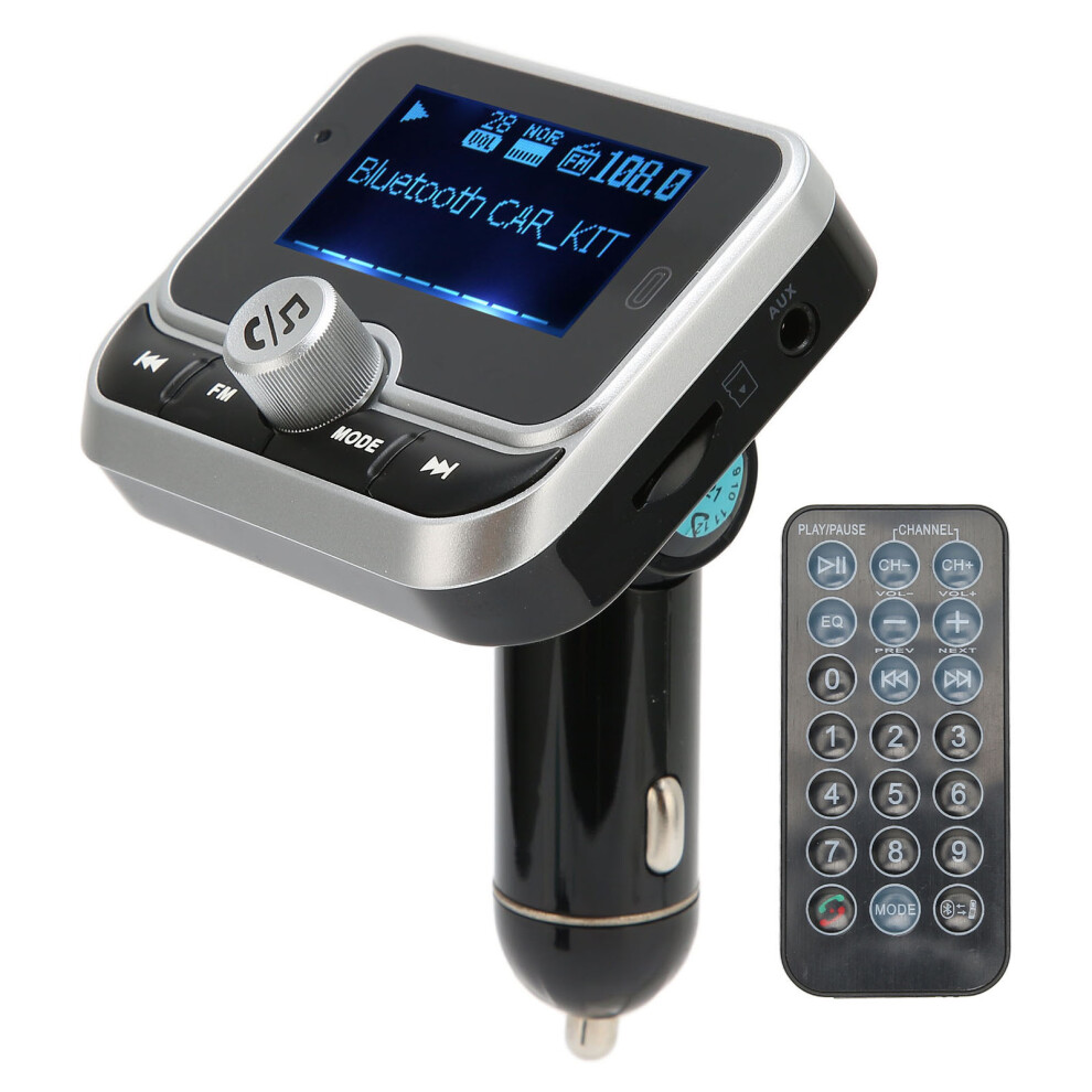 Bluetooth Fm Transmitter Dual Usb 76Mhz To 108Mhz Bluetooth Radio Adapter Car Charger With 1.8 Inch Screen 9391321251808