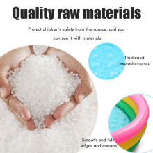 Regenbogen rundes Babybecken 60/90/120cm PVC-Aufblasbar