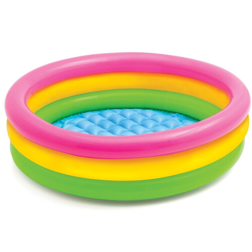 Piscina para bebé arcoíris 60-90-120 cm inflable de PVC 1