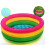 Piscina para bebé arcoíris 60-90-120 cm inflable de PVC 6