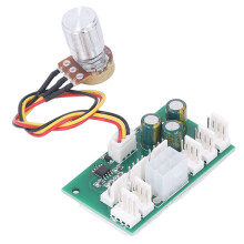 Concentrador PWM de 8 canales para ventiladores 12 V, 4/3 pines, 300 W