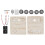 Kit de coches modelo eléctricos - Natural, compacto, 2 pilas AA 12