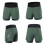 Shorts de running 2 en 1,92/8P/S,EU S-XXL,Negro/Azul/Verde militar 1