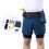 Shorts de running 2 en 1,92/8P/S,EU S-XXL,Negro/Azul/Verde militar 5