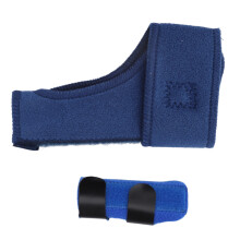 Férula de pulgar universal para varios dedos azul izquierda