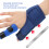 Blaue Daumen-Orthese für die rechte Hand - Universal 4