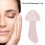 Rosa Jadestein Pilz-Massage-Stein - Gua Sha 8