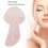 Rosa Jadestein Pilz-Massage-Stein - Gua Sha 11