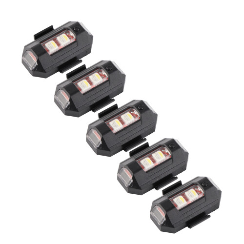 Luces anticolisión 3.7V 90mAh 4 piezas, LEDs de 7 colores