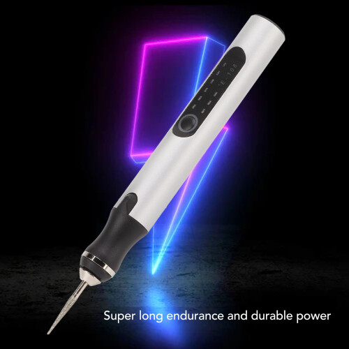 E108 300mAh Mini Aluminium Gravur Silber Stift 10W 2
