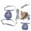 Pentagramm-Seestern Katzen-Weste L 3,5-7,5 kg Blau 1