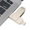 Pendrive OTG dual USB-C de 256GB, metal, USB-A 3.0 7