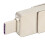 Pendrive OTG dual USB-C de 256GB, metal, USB-A 3.0 9
