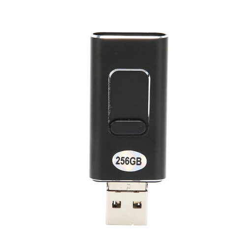 USB-C-Speicherstick 256 GB USB-C zu USB-A 2.0 Metall