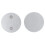 2pcs Magnetic Mounting Pad 7cm Drill Free Installation Tool for Smoke Detector Fire Alarm 1
