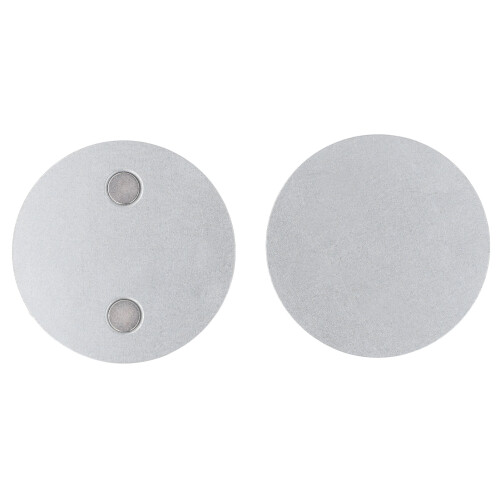 2pcs Magnetic Mounting Pad 7cm Drill Free Installation Tool for Smoke Detector Fire Alarm