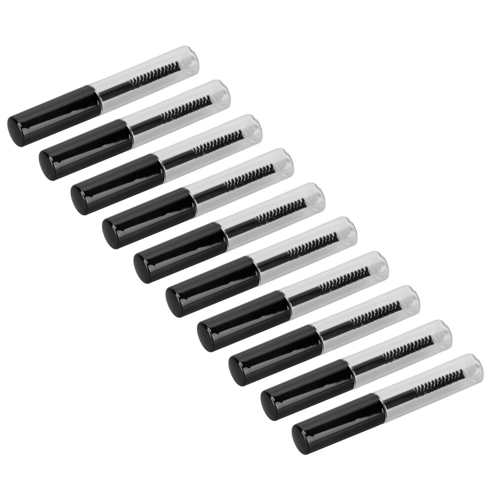 10Pcs Empty Mascara Tubes 1.5ml Fine Soft Bristles Refillable Bottle Design Empty Eyelash Tube for Mascara Eyelash