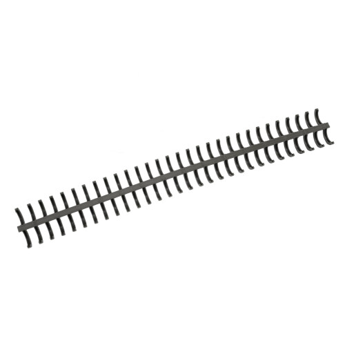 10 Stück Bindespines, Durchmesser 1/2 Zoll, Schwarz, 30 Löcher 2