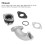 Vergaser-Einlass-Kit 26mm-28mm Aluminium 125cc-250cc 4
