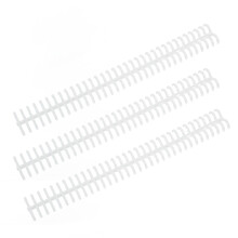 10 Stück 34-Loch-Binderrücken 12 mm Transparent 85 Blatt