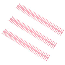 10 Stück 34-Loch-Bindungsrücken 12 mm rosa Kunststoff
