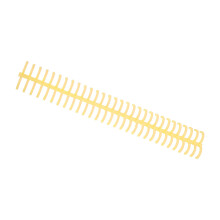 10 Stück Spiralbindedraht 130 Seiten 16 mm Gelb