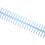 Spiralbindung 130 Blätter, 16 mm, 30 Löcher, Hellblau 5