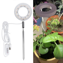 Vollspektrum-Wachstumsleuchte 5W USB Silber, 63,5 cm
