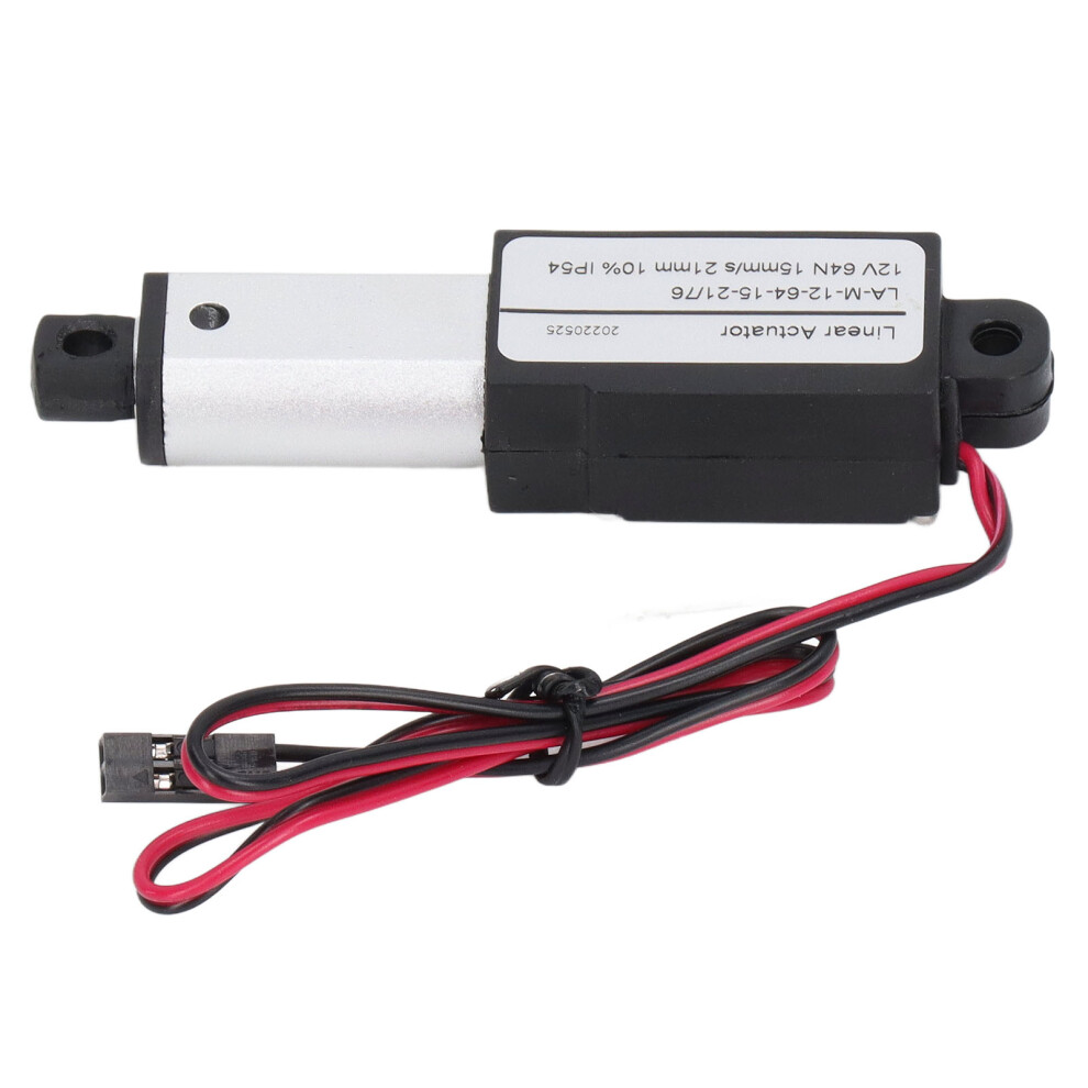 Electric Micro Linear Actuator Aluminum Abs Direct Current Supply Mini Motion Actuator For Agricultural Machinery 12V 21Mm 0.8In 4671321259468