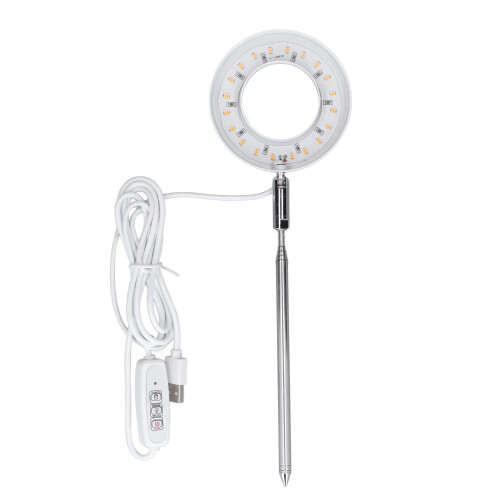 Vollspektrum-Wachstumsleuchte 5W USB Silber, 63,5 cm 1